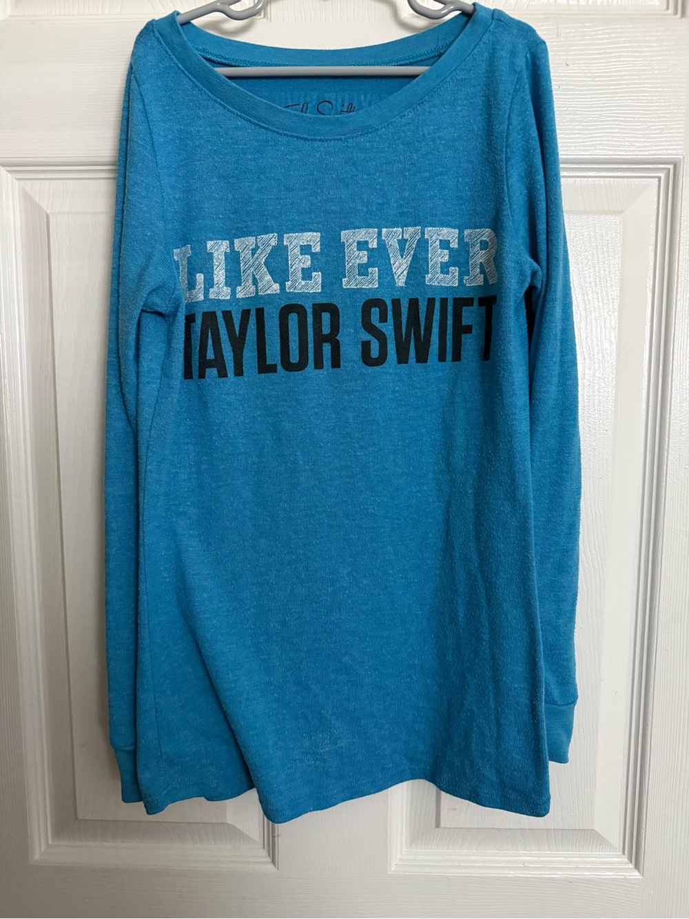 Taylor Swift Blue 'Like Ever' Long Sleeve Girls' Tee